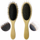 Wig Brush for Synthetic Wigs, Detangling Wigs Professional Wood Handle Wig Hair Comb Wig Hair Brush Set, 2 Set