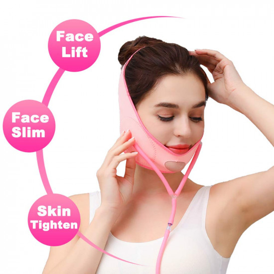 Face Slimming Strap Double Chin Reducer V Line Mask Chin Up Patch